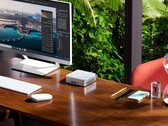 De nieuwe NUC 13 Pro zou minimale ruimte moeten innemen op een bureau. (Afbeelding bron: Intel)