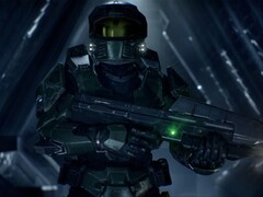 Master Chief uit Halo: Campaign Evolved.