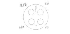 Een nieuw &quot;Mate 50 Pro achtercamera&quot; diagram. (Bron: Wangzai Knows Everything via Weibo)
