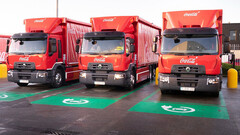 De levering van de nieuwe elektrische vrachtwagen van Coke begint (foto: Renault)