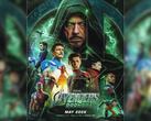 Avengers: Doomsday zal naar verwachting 60 helden bevatten uit de Avengers, X-Men en Fantastic Four franchises. Afgebeeld - een door een fan gemaakte filmposter met het filmlogo naast meerdere Marvel-personages. (Afbeeldingsbron: VISCOM Creative op Poster Supply)