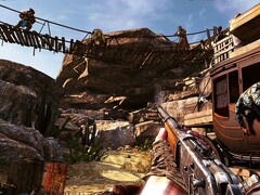 Een afbeelding waarop vijanden te zien zijn in Call of Juarez: Gunslinger.