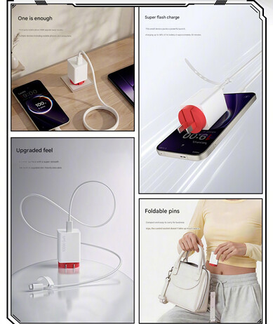 Belangrijkste kenmerken van de 100W SuperVOOC lader (machinaal vertaald)