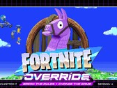 Officiële promotieafbeelding voor Fortnite Override.