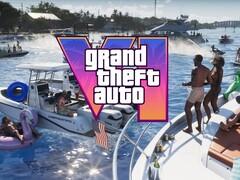Een waterscène in GTA 6 waarin NPC’s te zien zijn
