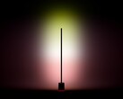 Govee vloerlamp 3 werpt licht op de muur