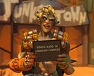 Het Overwatch 2-personage Junkrat (Jamison Fawkes).