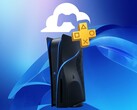 Mockup van PS6-console met PlayStation-logo voor cloudgaming