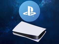Banner met PSN-logo en PS5-console afgebeeld