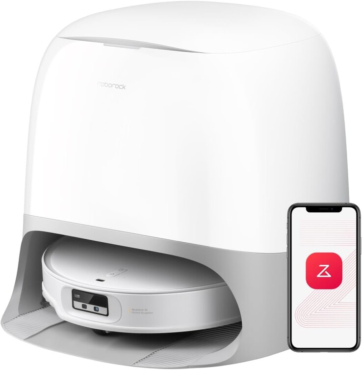 De Roborock Qrevo CurvX robotstofzuiger en -mop (Afbeelding bron: Roborock)