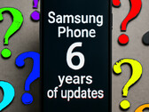 Samsung belooft langetermijnupdates voor zijn budgetsmartphones. Maar het bedrijf heeft ook een grote maas in de wet. (Afbeelding gemaakt met ChatGPT)