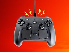 De Steam Controller kan dankzij zijn trilmotor over een tafelblad „rijden“.