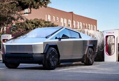 Tesla Cybertruck. De automaker had in het eerste kwartaal van 2025 voor de eerste keer minder dan 50 procent van de EV-markt in Californië in handen (Afbeeldingsbron: Inside EVs)