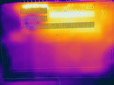 Oppervlaktetemperaturen, onderzijde (belasting)