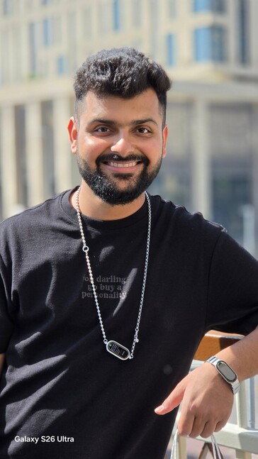 Portretfoto gemaakt met de S26 Ultra.