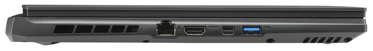 Linkerzijde: Gigabit Ethernet, HDMI 2.1, Mini Displayport 1.4, USB 3.2 Gen 1 (USB-A)