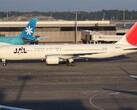 Het vliegtuig van Japan Airlines op de luchthaven van Tokio. (Beeldbron: aeroprints.com, CC BY-SA 3.0, via Wikimedia Commons)