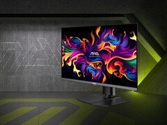 De MSI MAG 272QP QD-OLED X24 is nu verkrijgbaar in de VS met een 1440p 240Hz paneel en USB-C. (Afbeeldingsbron: MSI via Amazon)