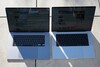 MacBook Pro 16 2019 (links) vs. MacBook Pro 16 2021 (rechts)