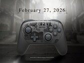 De Nintendo Switch 2 Pro-controller met het Resident Evil Requiem-thema. (Afbeeldingsbron: Nintendo)