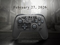 De Nintendo Switch 2 Pro-controller met het Resident Evil Requiem-thema. (Afbeeldingsbron: Nintendo)