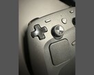 Een close-up van de nieuwe Steam Controller van Valve
