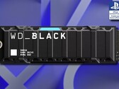 De WD_BLACK SN850 voor PS5 heeft zelfs een blauwe LED voor degenen die het zijpaneel van de console verwijderd houden. (Afbeelding bron: Western Digital/Sony - bewerkt)