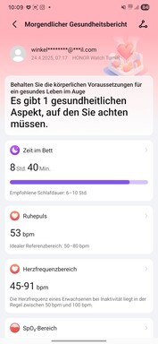 Honor Gezondheid app