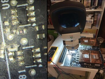 Een defecte temperatuursensor moest gerepareerd worden. (Afbeeldingsbron: David Noel Ng)