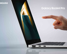 De Galaxy Book4 Pro 14-inch meet 312,3 x 223,8 x 11,6 mm en weegt 1,23 kg. (Afbeeldingsbron: Samsung)