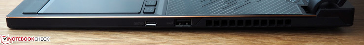 Rechterkant: USB-C 3.1 Gen2 incl. DisplayPort, USB-A 3.1 Gen2