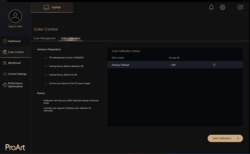 Kleurkalibratie in ProArt Creator Hub
