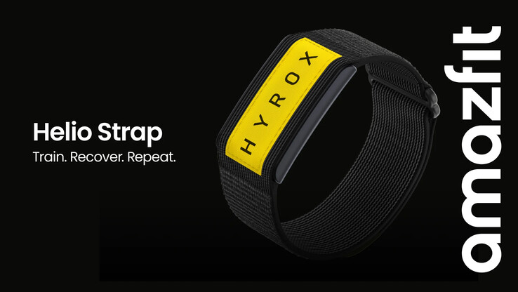 De Amazfit Helio Strap HYROX Edition. (Afbeeldingsbron: Amazfit)