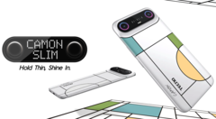 De Tecno Camon Slim heeft een strak ontwerp