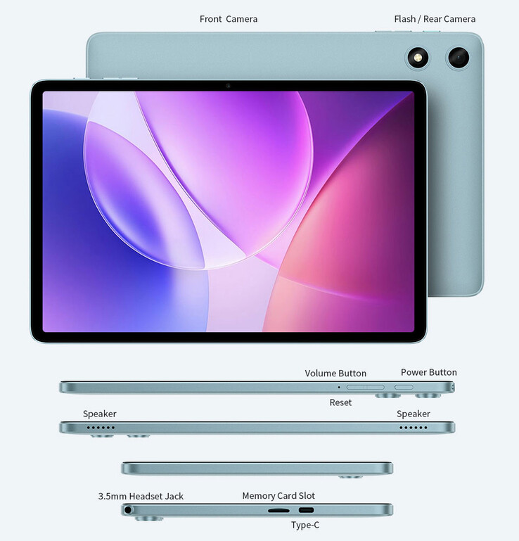 Designhoogtepunten van de tablet