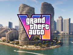 Banner met de wolkenkrabbers van Vice City in GTA 6