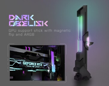 ARGB Dark Obelisk - GPU-beugel (bron: KFA2)