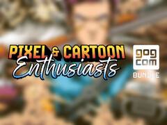 De Pixel en Cartoon Enthusiasts GOG Bundle heeft 14 indiegames. Afgebeeld: bewerkte coverfoto van Ashworld. (Afbeeldingsbron: Humble Bundle)
