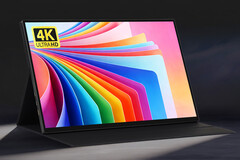 De Luckfox 16-inch draagbare monitor heeft een 3840 × 2400 IPS touch-enabled paneel met een verversingssnelheid van 120Hz en 100% sRGB-dekking