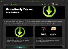 Nvidia GeForce Game Ready Driver 537.34 details in GeForce Experience (Bron: Eigen)