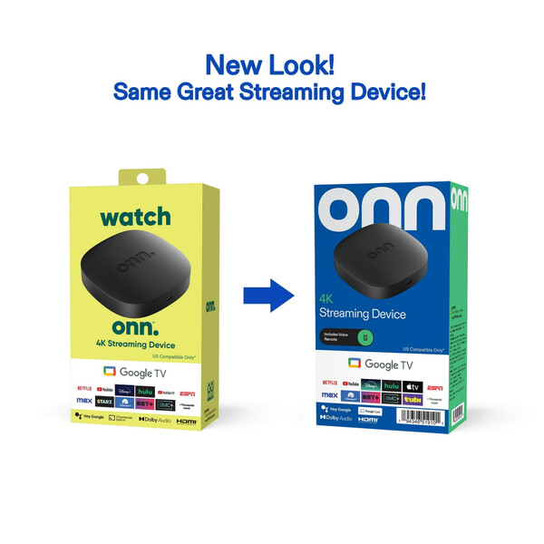 De Onn 4K wordt ook in een nieuwe verpakking geleverd. (Afbeeldingsbron: Walmart)