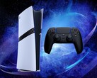PS5 Pro console met DualSense controller getoond (Afbeelding bron: Sony PlayStation met bewerkingen)