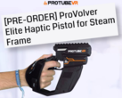 ProVolver Elite Haptische Pistool-controller voor Steam Frame. (Afbeeldingsbron: ProTubeVR)