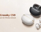 De QCY Crossky C50 open-oor oordopjes bieden een batterijlevensduur tot 7,5 uur bij één keer opladen (Afbeelding bron: QCY)