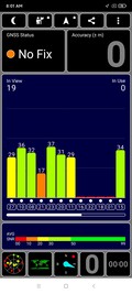 GPS-test in een gebouw