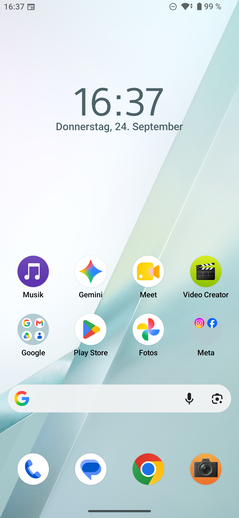 Sony Xperia 10 VIII: Startscherm