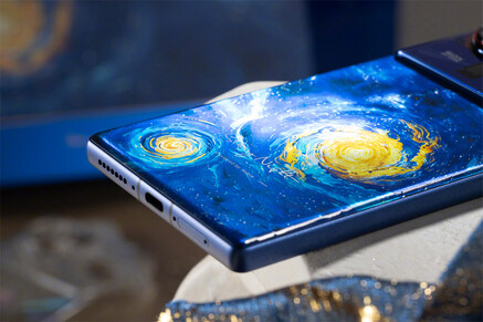 De Starry Night Z80 Ultra van dichtbij bekeken (Afbeelding bron: Nubia)