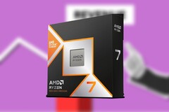 De AMD Ryzen 7 9800X3D domineerde elke andere CPU in de verkoop op Mindfactory DE. (afbeeldingsbron: Amazon, Pexels, bewerkt)