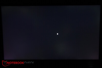 Lichte bloeding van de achtergrondverlichting