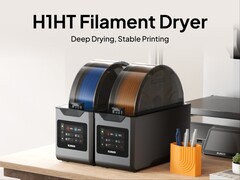 Elegoo H1 HT-filamentdrogers met een touchscreen aan de voorkant.